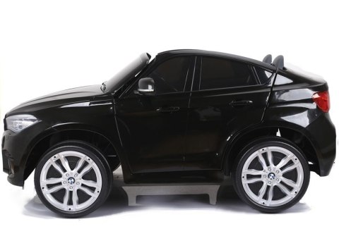 Auto Na Akumulator Nowe BMW X6M SUV Światła LED MP3 Czarne Lakierowane