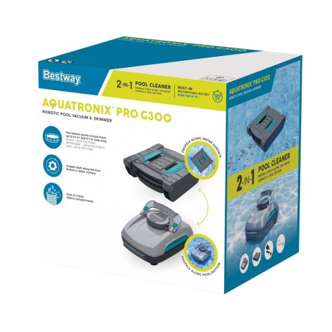 Robot Odkurzający Odkurzacz Do Basenu 2w1 AquaTronix Pro G300 Bestway 58942