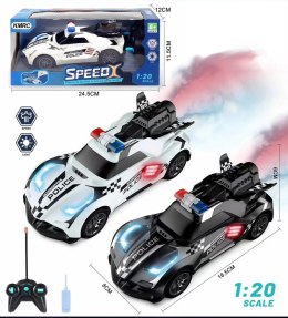 Pojazd Policja R/C Biały