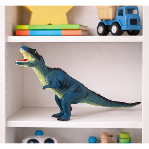 Duża Figurka Dinozaur Tyranozaur Dźwięk 41 cm Niebieski lub Pomarańczowy