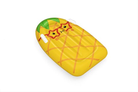 Dmuchana Deska Do Pływania Z Uchwytami Ananas Żółta 84 x 56 cm Bestway 42049