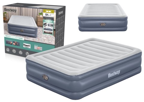 Dmuchany Materac Dwuosobowy Turystyczny 203 x 152 x 51 cm Bestway 6713I
