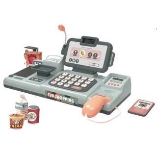Zestaw Kasa Sklepowa Produkty Spożywcze Czytnik Telefon 25El