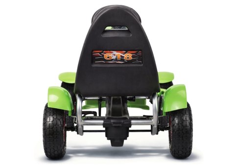 Sportowy Gokart Na Pedały F618 Pomowane Koła Obciążenie 50kg Zielony