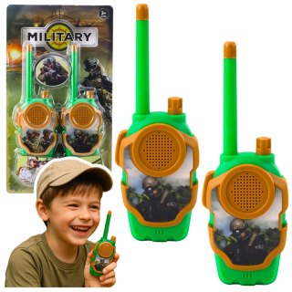 Walkie Talkie Krótkofalówki Dla Dzieci Wojskowe Militarne 10m