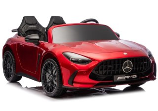 Auto Na Akumulator Mercedes GT63 AMG DK-GT63 24V LCD Czerwony Lakierowany