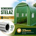Tunel Ogrodowy Foliowy Szklarnia Na Warzywa PRO Stelaż 25MM 10x4x2M 40M²