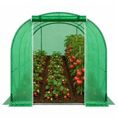 Tunel Ogrodowy Foliowy Szklarnia Na Warzywa PRO Stelaż 25MM 8x3x2M 24M²