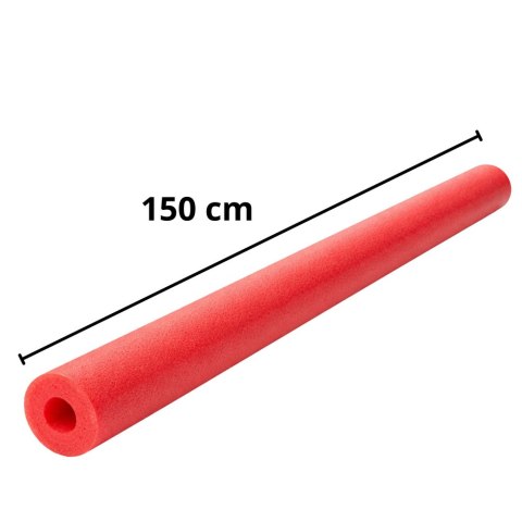 Makaron Piankowy Do Nauki Pływania Ćwiczeń Pianka Treningowa Czerwony 150 cm