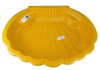Piaskownica Basen Dla Dzieci 2w1 Muszelka Żółta 110cm 2075