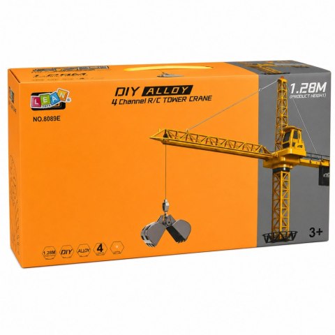 Dźwig Żuraw Budowlany Zdalnie Sterowany RC Obrót 360° Udźwig 120g 71 cm