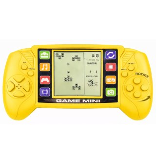 Elektroniczna Gra Konsola Do Gry Tetris Przenośna LCD Żółta