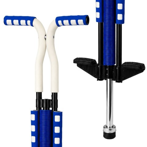 Skoczek Drążek Pogo Do Skakania Dla Dzieci Jump Stick Do 70kg Niebieski