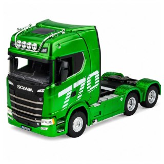 Ciągnik Siodłowy Ciężarówka Scania Zdalnie Sterowana RC Huina Zielony 1:18