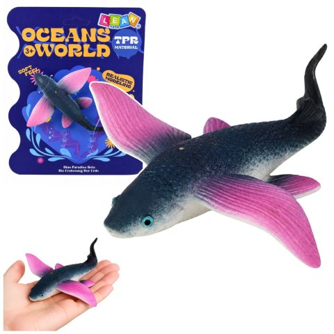 Latająca Ryba Gumowa Figurka Rozciągliwa Realistyczna Ryba Oceaniczna 12 cm