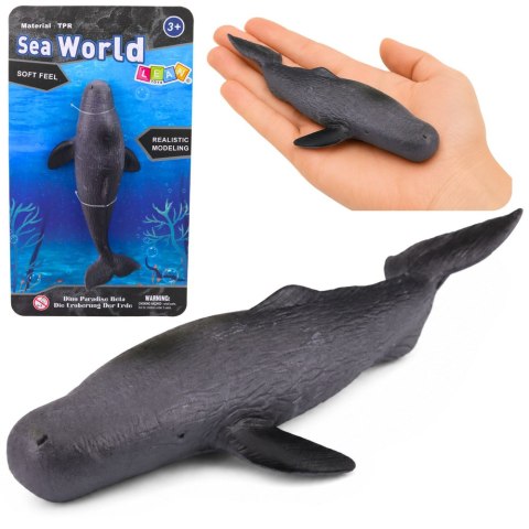 Ryba Gumowa Waleń Figurka Rozciągliwa Realistyczna Ssak Morski 18cm