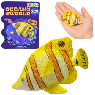 Ryba Miedziana Gumowa Motylkowa Figurka Rozciągliwa Realistyczna 10cm
