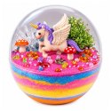 Zestaw Doświadczalny Hodowla Kryształów Terrarium z Jednorożcem DIY Światła